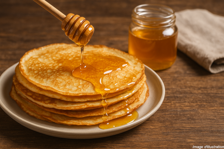 Crêpes au miel